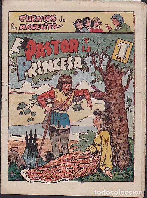 Tebeos: COMIC COLECCION CUENTOS DE LA ABUELITA EL PASTOR Y LA PRINCESA - Foto 1