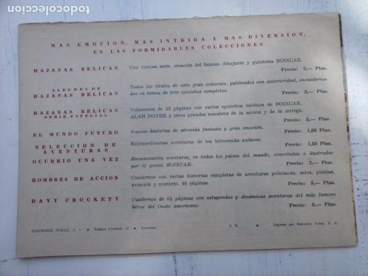 Tebeos: EL CAPITÁN CORAJE ORIGINAL TORAY 1958 COMPLETA 1 AL 44 IRANZO, SUELTA, VER TODAS LAS PORTADAS - Foto 19 - 105026571