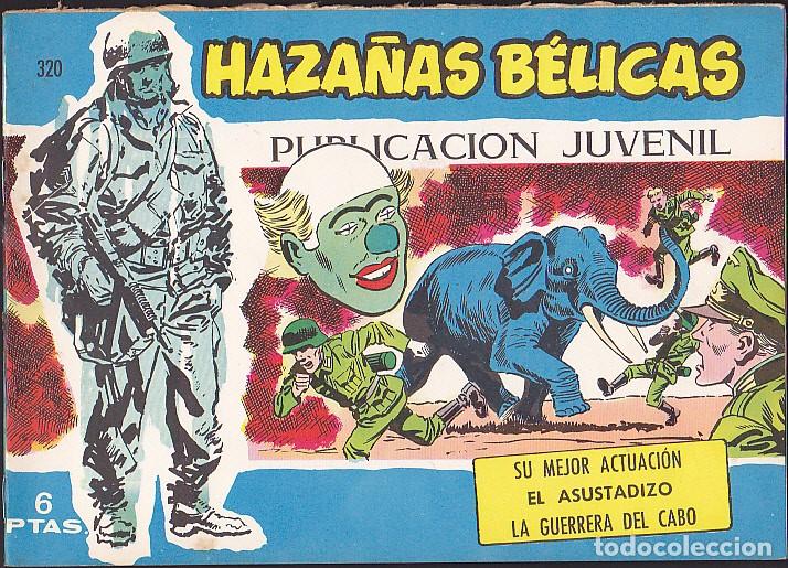 Tebeos: HAZA&Ntilde;AS BELICAS AZULES N&ordm; 320 - Foto 1