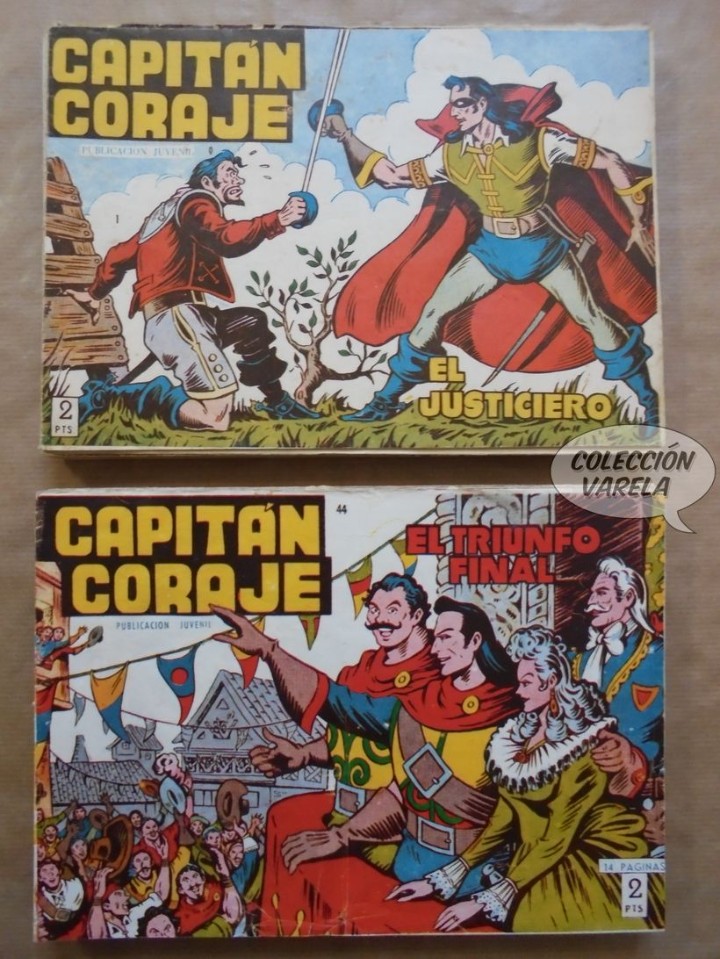 Tebeos: Capitan Coraje 1 a 44 completa - Original - Toray 1958 - Foto 1
