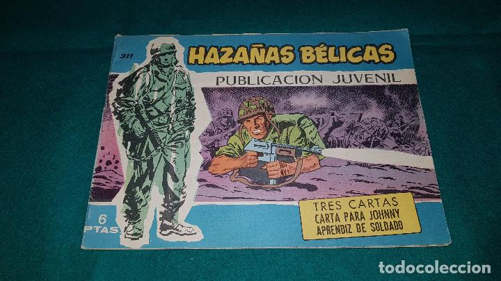 Tebeos: HAZA&Ntilde;AS BELICAS N&ordm; 311 (1970) - Foto 1