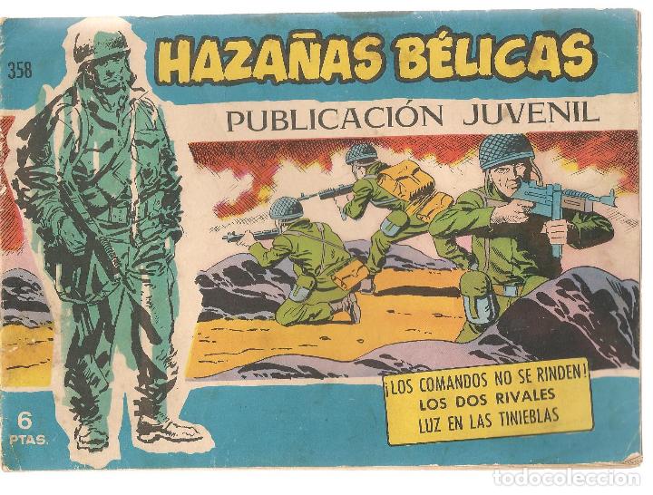 Tebeos: HAZA&Ntilde;AS B&Eacute;LICAS. N&ordm; 358. TORAY. (ST/A2) - Foto 1