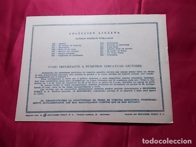 Tebeos: AZUCENA . N&ordm; 562. EDICIONES TORAY - Foto 2