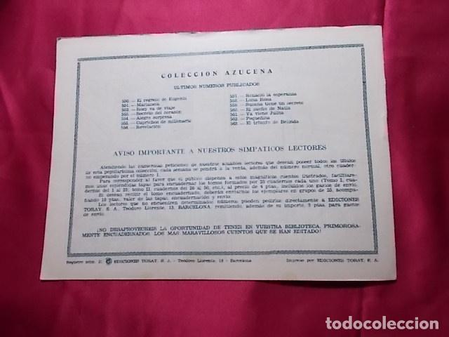 Tebeos: AZUCENA . N&ordm; 563. EDICIONES TORAY - Foto 2
