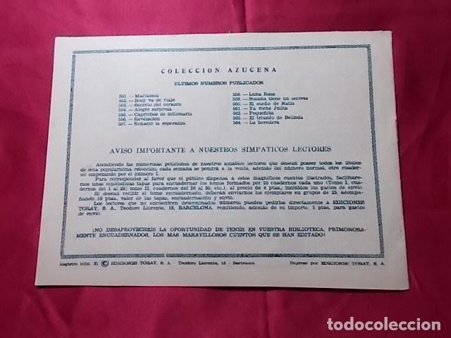 Tebeos: AZUCENA . N&ordm; 564. EDICIONES TORAY - Foto 2