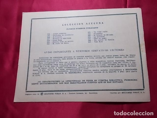 Tebeos: AZUCENA . N&ordm; 567. EDICIONES TORAY - Foto 2