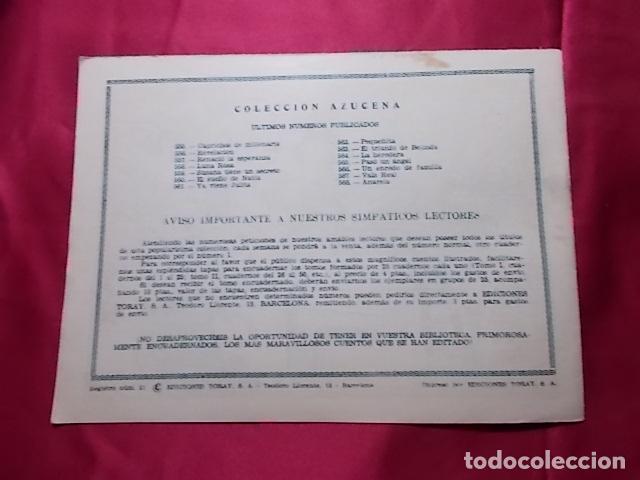 Tebeos: AZUCENA . N&ordm; 568. EDICIONES TORAY - Foto 2