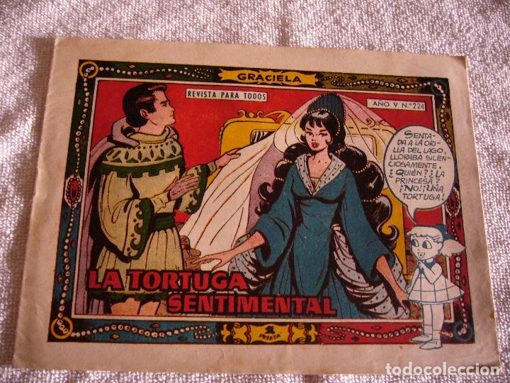 Tebeos: GRACIELA N&deg; 224 , LA TORTUGA SENTIMENTAL - Foto 1