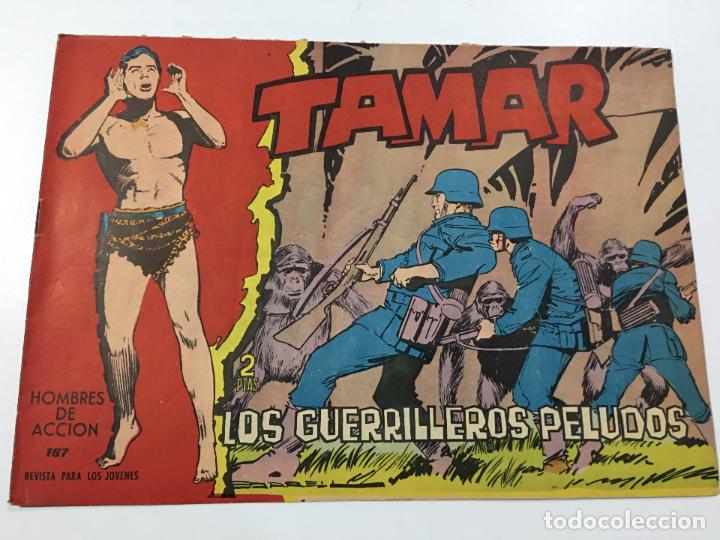 Tebeos: comic tebeo tamar de ediciones toray original 1961 numero n&ordm; 167 - Foto 1