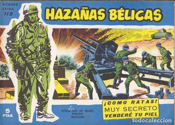 Tebeos: COMIC COLECCION HAZA&Ntilde;AS BELICAS AZULES N&ordm; 112 - Foto 1