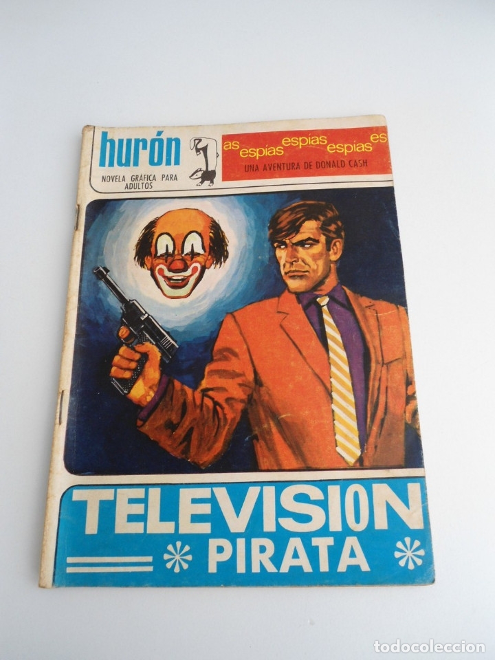 Tebeos: HURON n&ordm; 33 - TELEVISION PIRATA - EDICIONES TORAY 1968 - COMPLETO - Foto 1