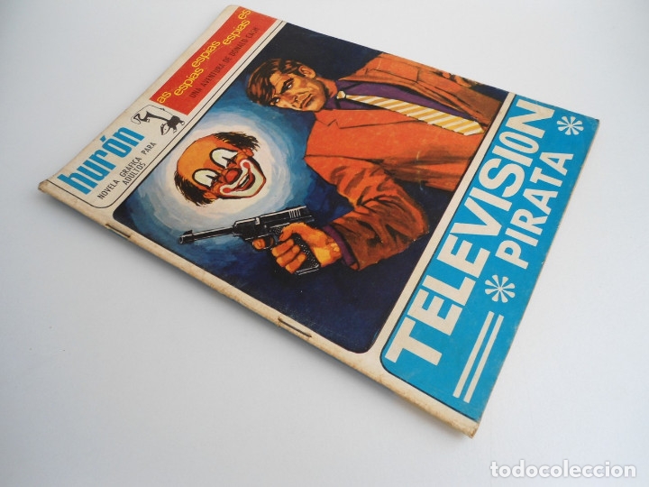 Tebeos: HURON n&ordm; 33 - TELEVISION PIRATA - EDICIONES TORAY 1968 - COMPLETO - Foto 2