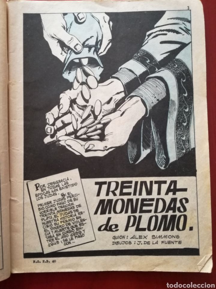 Tebeos: HAZA&Ntilde;AS B&Eacute;LICAS n&deg;40 - Foto 2