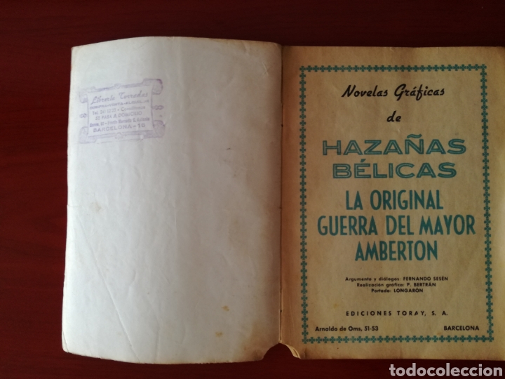 Tebeos: HAZA&Ntilde;AS B&Eacute;LICAS n&deg;62 - Foto 4
