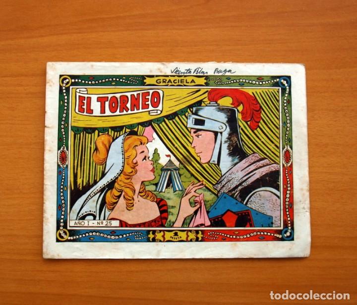 Tebeos: Graciela - El Torneo, n&ordm; 25 - Ediciones Toray 1956 - Foto 1