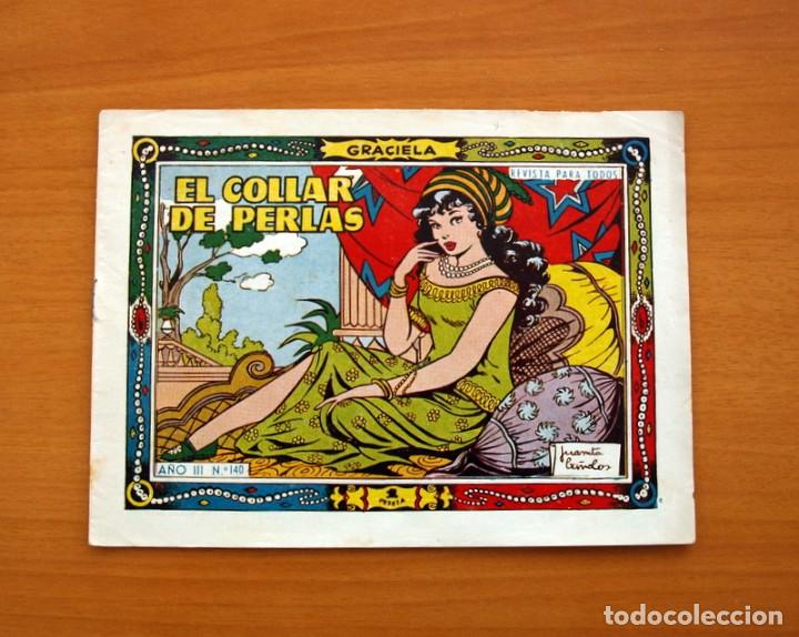 Tebeos: Graciela - El collar de Perlas, n&ordm; 140 - Ediciones Toray 1956 - Foto 1