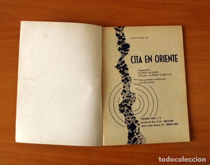Tebeos: Espionaje - Cita en Oriente, n&ordm; 8 - Ediciones Toray 1966 - Foto 2