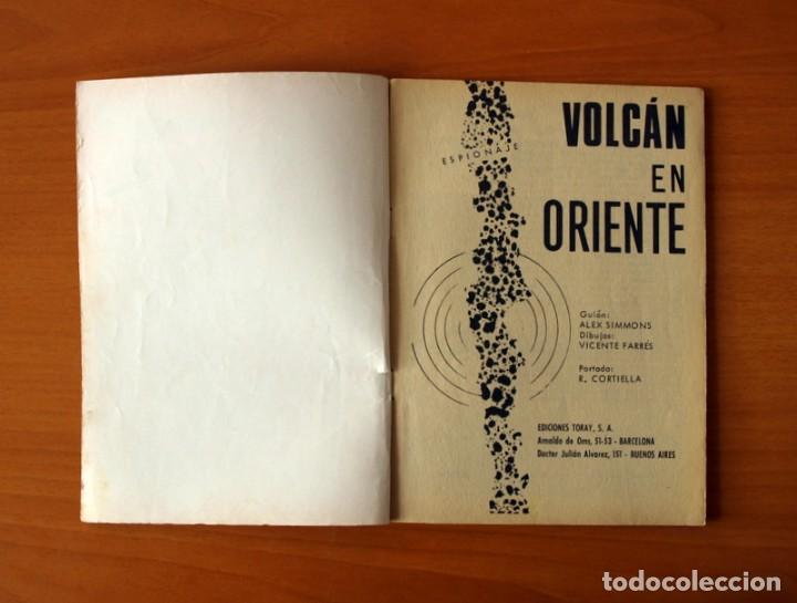 Tebeos: Espionaje - Volc&aacute;n en Oriente, n&ordm; 67 - Ediciones Toray 1966 - Foto 2