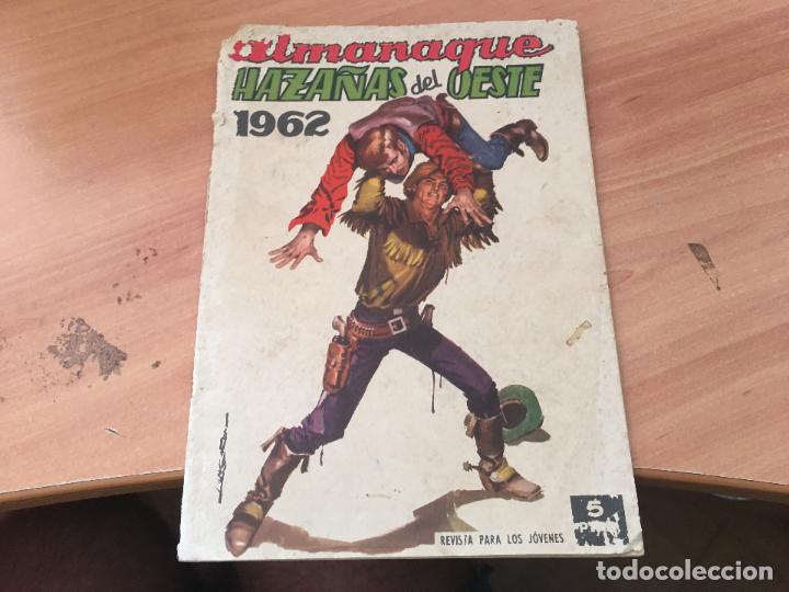 Tebeos: HAZA&Ntilde;AS DEL OESTE ALMANAQUE 1962 (ED. TORAY) (COM3) - Foto 1