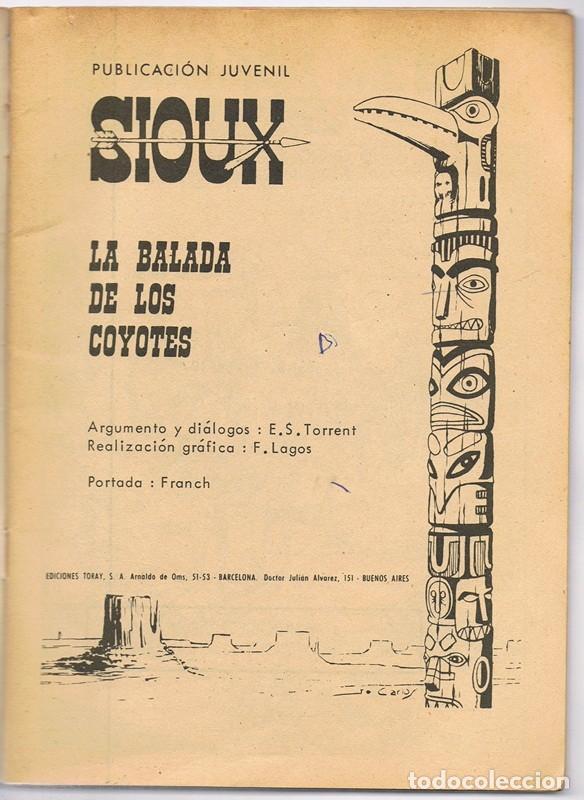Tebeos: SIOUX &uml;LA BALADA DE LOS COYOTES&uml; N&ordm; 176 - Foto 3