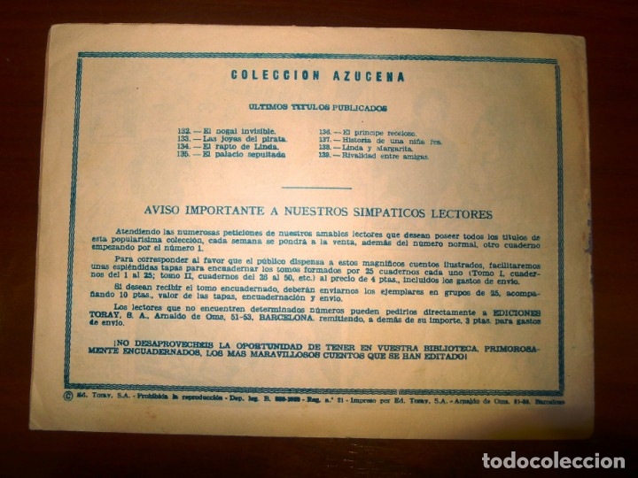 Tebeos: AZUCENA. N&ordm; 143 : El viejo caser&oacute;n. - Foto 2