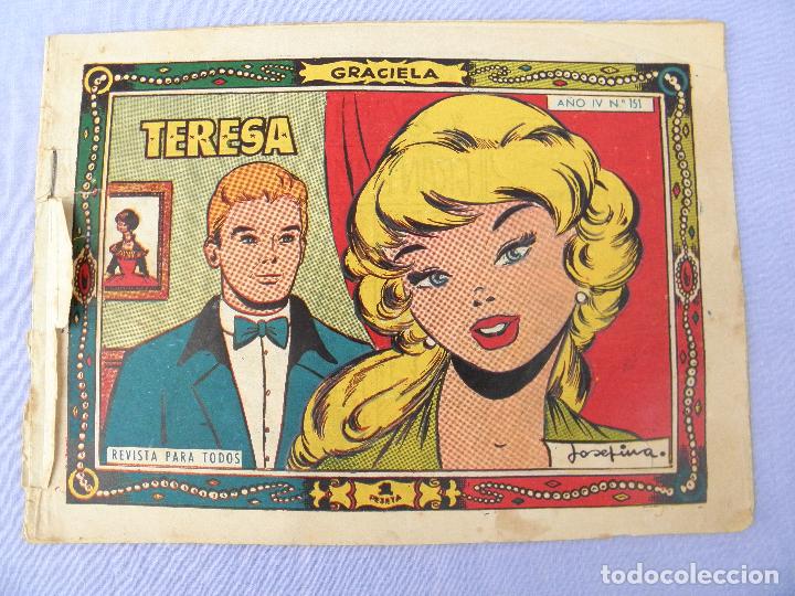 Tebeos: Antiguo C&oacute;mic Teresa, n&ordm; 151 colecci&oacute;n Graciela - Foto 1