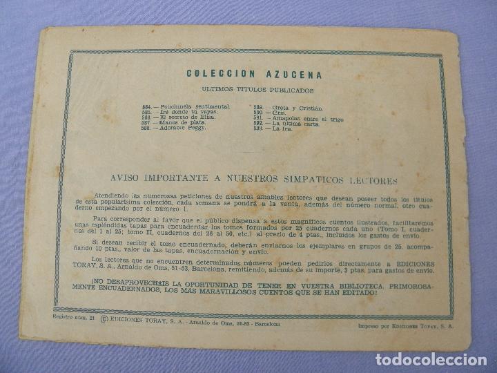 Tebeos: Antiguo C&oacute;mic La fea, n&ordm; 593 colecci&oacute;n Azucena - Foto 2