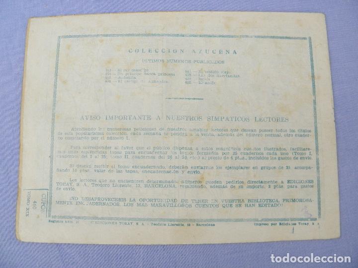 Tebeos: Antiguo C&oacute;mic El anillo, n&ordm; 460 colecci&oacute;n Azucena - Foto 2