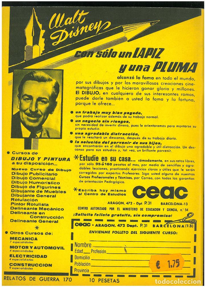 Tebeos: RELATOS DE GUERRA N&ordm; 170. TORAY . C-30 - Foto 2