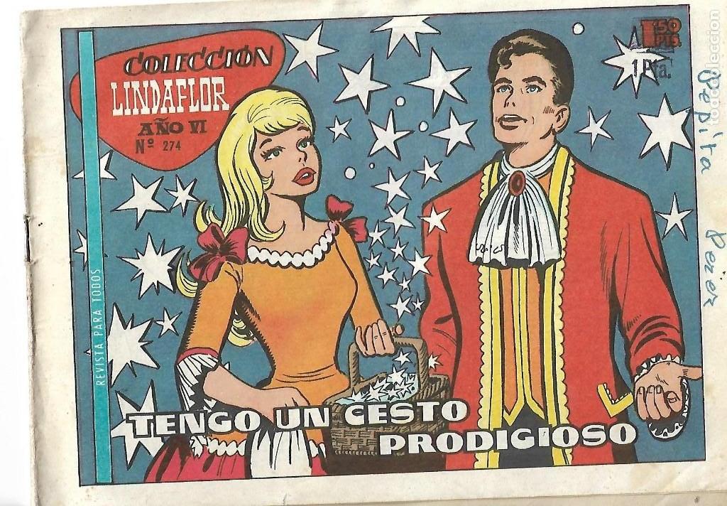 Tebeos: Colecci&oacute;n Lindaflor. Tengo un cesto prodigioso - Foto 1