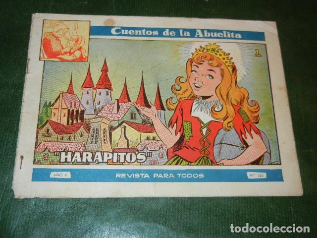 Tebeos: CUENTOS DE LA ABUELITA 263 - HARAPITOS - ED.TORAY - Foto 1