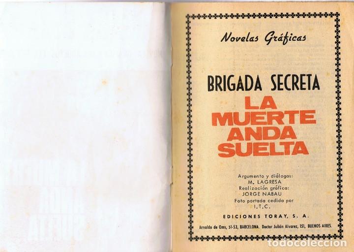 Tebeos: BRIGADA SECRETA LA MUERTE ANDA SUELTA N&ordm; 178 - Foto 2