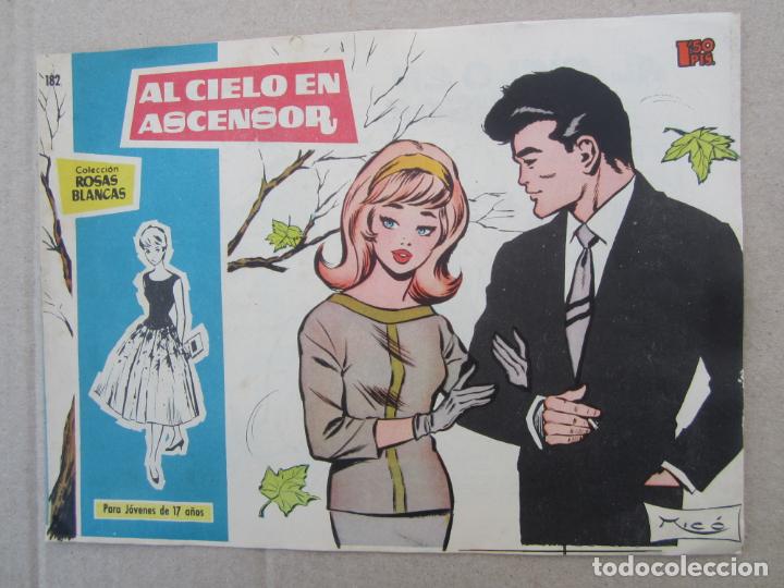 Tebeos: coleccion rosas blancas numero 182 al cielo en ascensor , toray - Foto 1