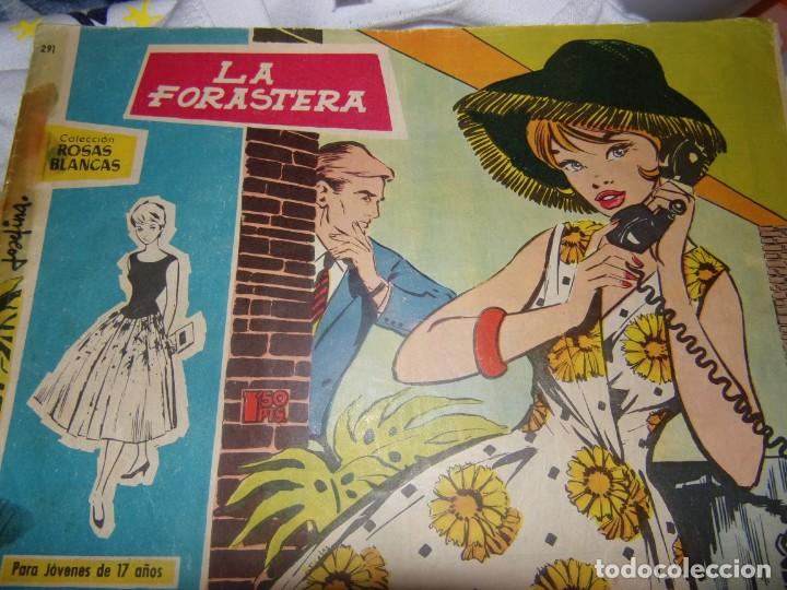 Tebeos: COLECCI&Oacute;N ROSAS BLANCAS N&Uacute;M. 291 LA FORASTERA - Foto 1