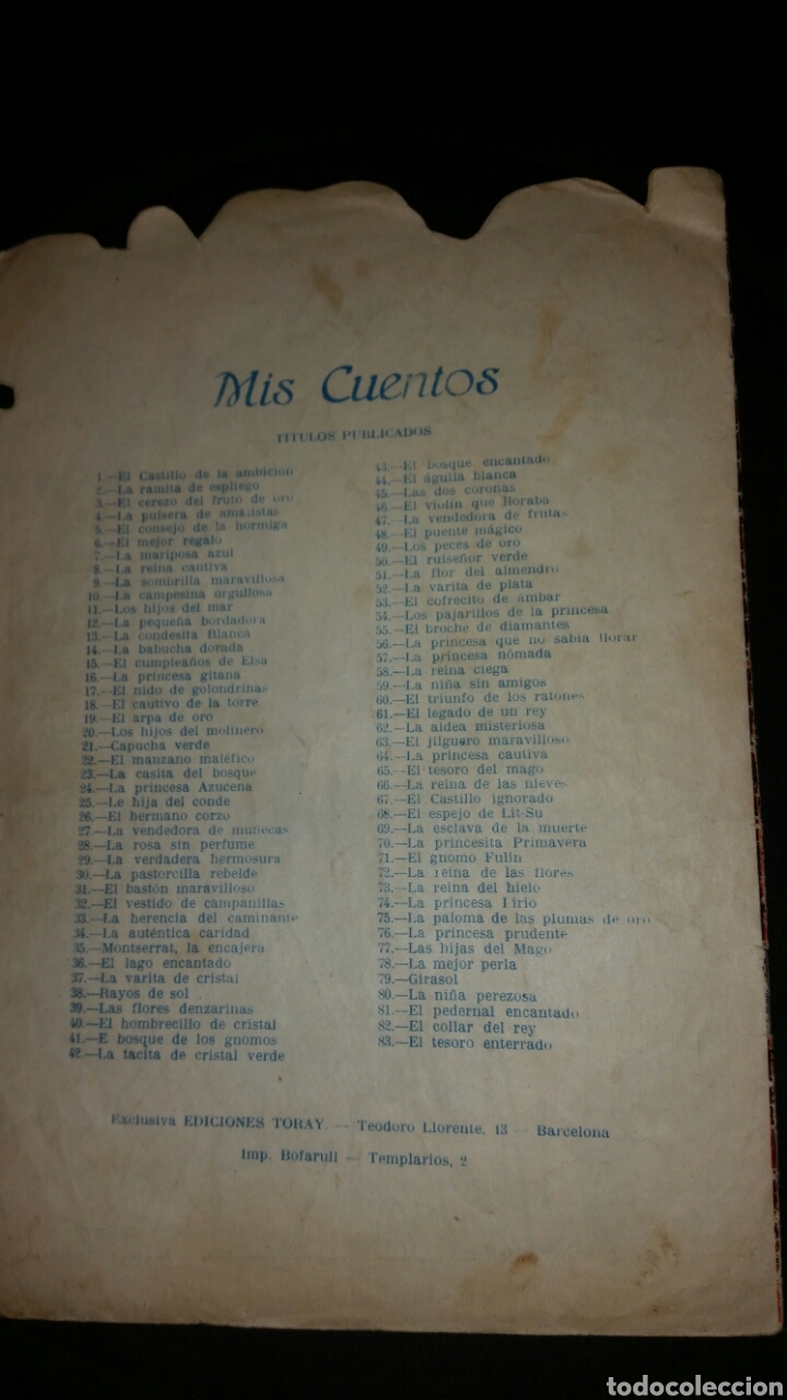 Tebeos: LOTE 4 CUENTOS COLECCI&Oacute;N MIS CUENTOS EDICIONES TORAY - Foto 6