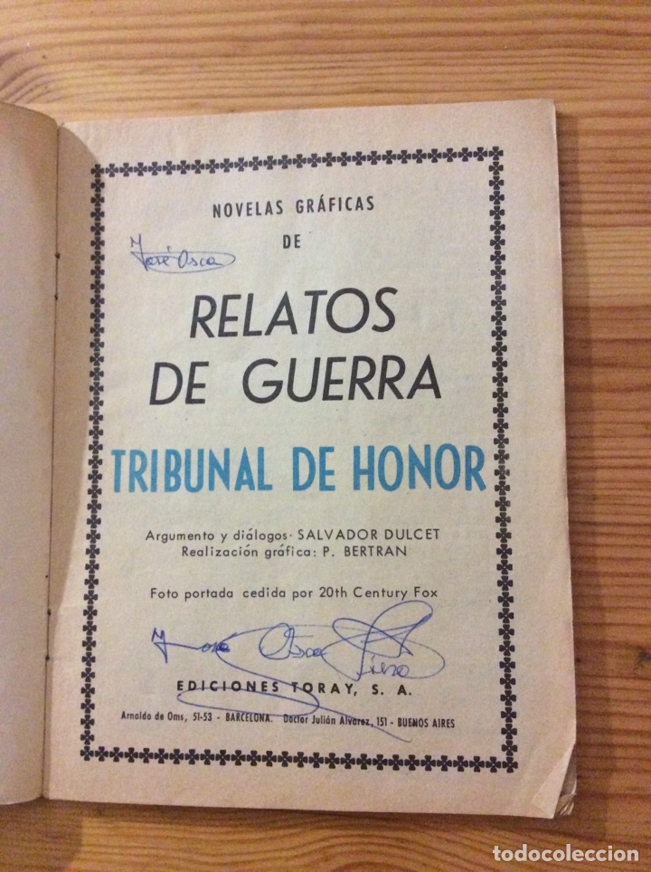 Tebeos: Tribunal de honor toray Salvador Dulcet - Foto 2