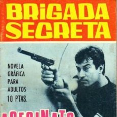 Giornalini: BRIGADA SECRETA - Nº 165 -ASESINATO YE-YÉ-GRAN J.A. HUÉSCAR-1966-BUENO-DIFÍCIL-LEAN-0689