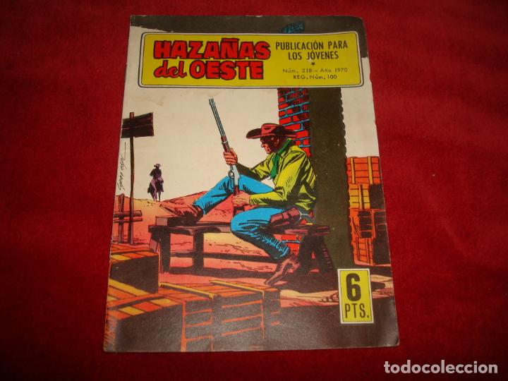 Tebeos: haza&ntilde;as del oeste n&ordm; 218 editorial toray 1970 - Foto 1