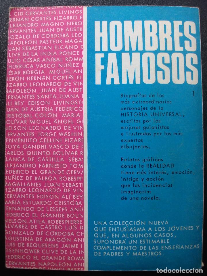 Tebeos: HOMBRES FAMOSOS, Nº 1, HERNAN CORTES - Foto 2 - 158948086