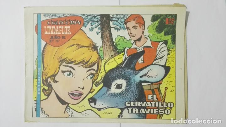 Tebeos: COLECCION LINDAFLOR, N&ordm; 277, EL CERVATILLO TRAVIESO - Foto 1