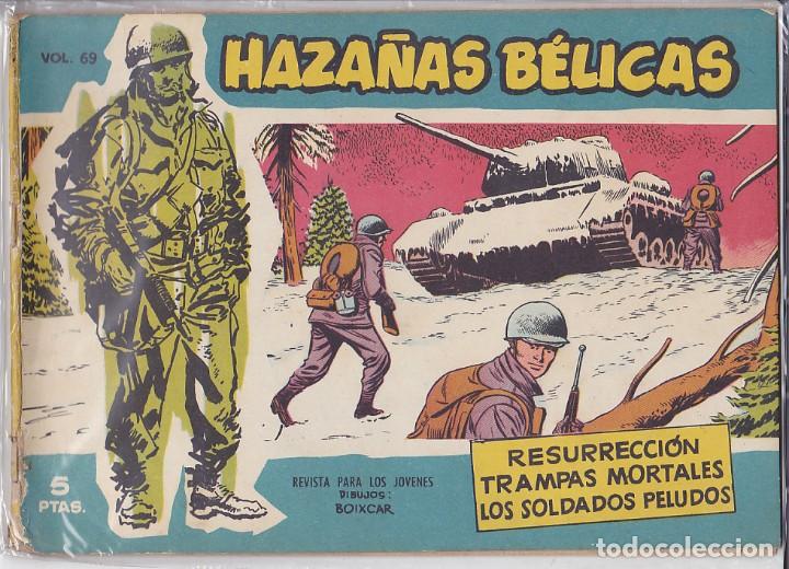 Tebeos: COMIC COLECCION HAZA&Ntilde;AS BELICAS AZULES N&ordm; 69 - Foto 1