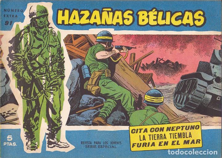 Tebeos: COMIC COLECCION HAZA&Ntilde;AS BELICAS AZULES N&ordm; 91 - Foto 1