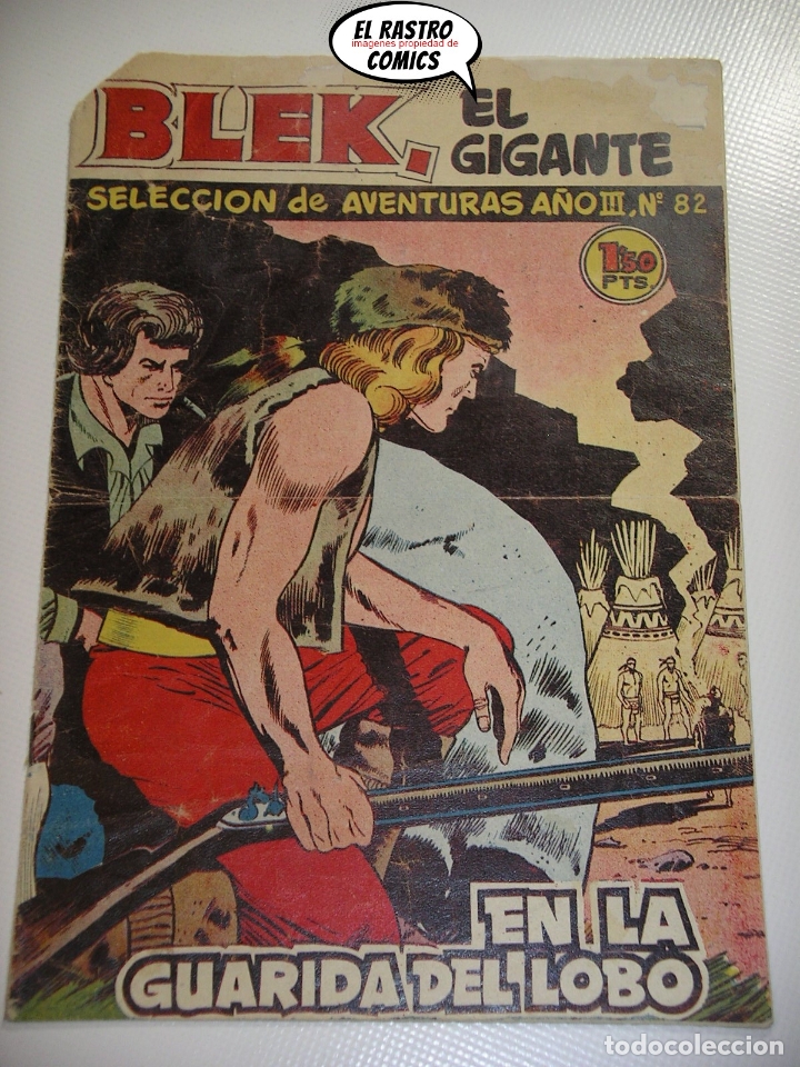 Tebeos: Blek el gigante n&ordm; 82, ed. Toray, original - Foto 1