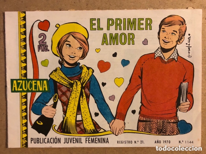Tebeos: AZUCENA N&deg; 1144 EL PRIMER AMOR (EDICIONES TORAY 1970). - Foto 1