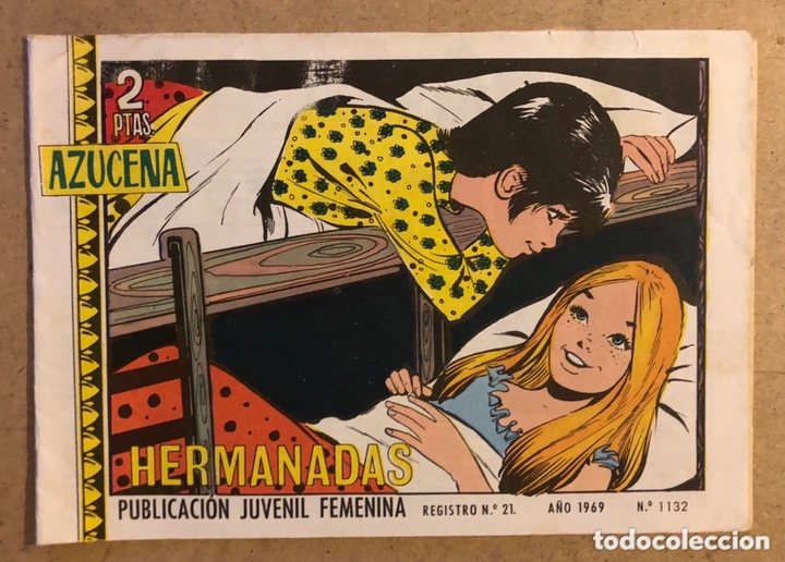 Tebeos: AZUCENA N&deg; 1132 HERMANADAS (EDICIONES TORAY 1969). - Foto 1