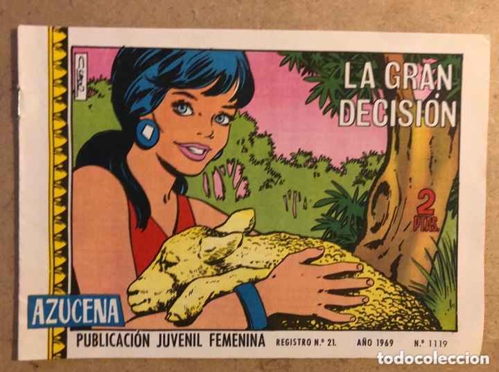 Tebeos: AZUCENA N&deg; 1119 LA GRAN DECISI&Oacute;N (EDICIONES TORAY 1969). - Foto 1
