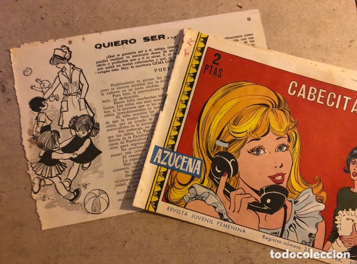 Tebeos: AZUCENA N&deg; 966 CABECITA LOCA (EDICIONES TORAY 1966). - Foto 2