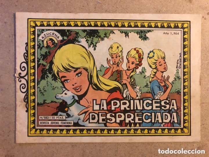 Tebeos: AZUCENA N&deg; 888 LA PRINCESA DESPRECIADA (EDICIONES TORAY 1966). - Foto 1
