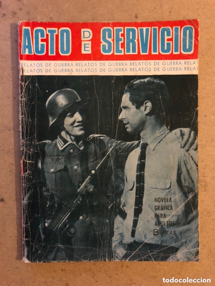 Tebeos: RELATOS DE GUERRA N&deg; 91 ACTO DE SERVICIO. EDICIONES TORAY 1966. - Foto 1