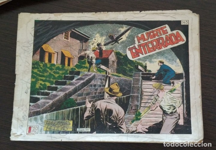 Tebeos: HAZA&Ntilde;AS BELICAS. MUERTE ENTERRADA. NUMERO 143. - Foto 1